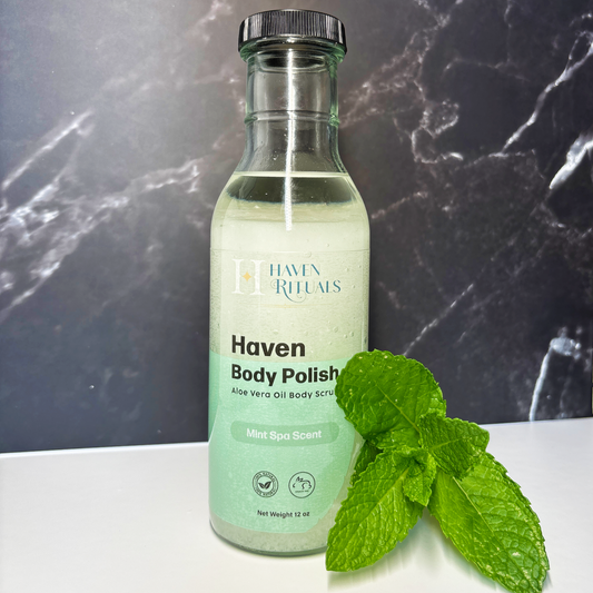 Haven Body Polish - Mint Spa Scent Body Scrub